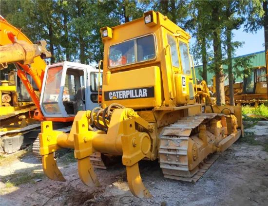 Bulldozer sur chenilles Caterpillarr D7r d'occasion, tracteur Cat D7r, bon état