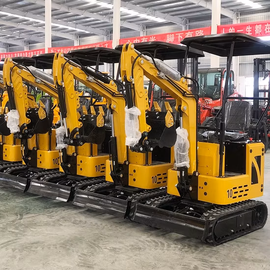 Chine Mini pelle 0.8t petite pelle pelle de 1 tonne avec chenille en caoutchouc